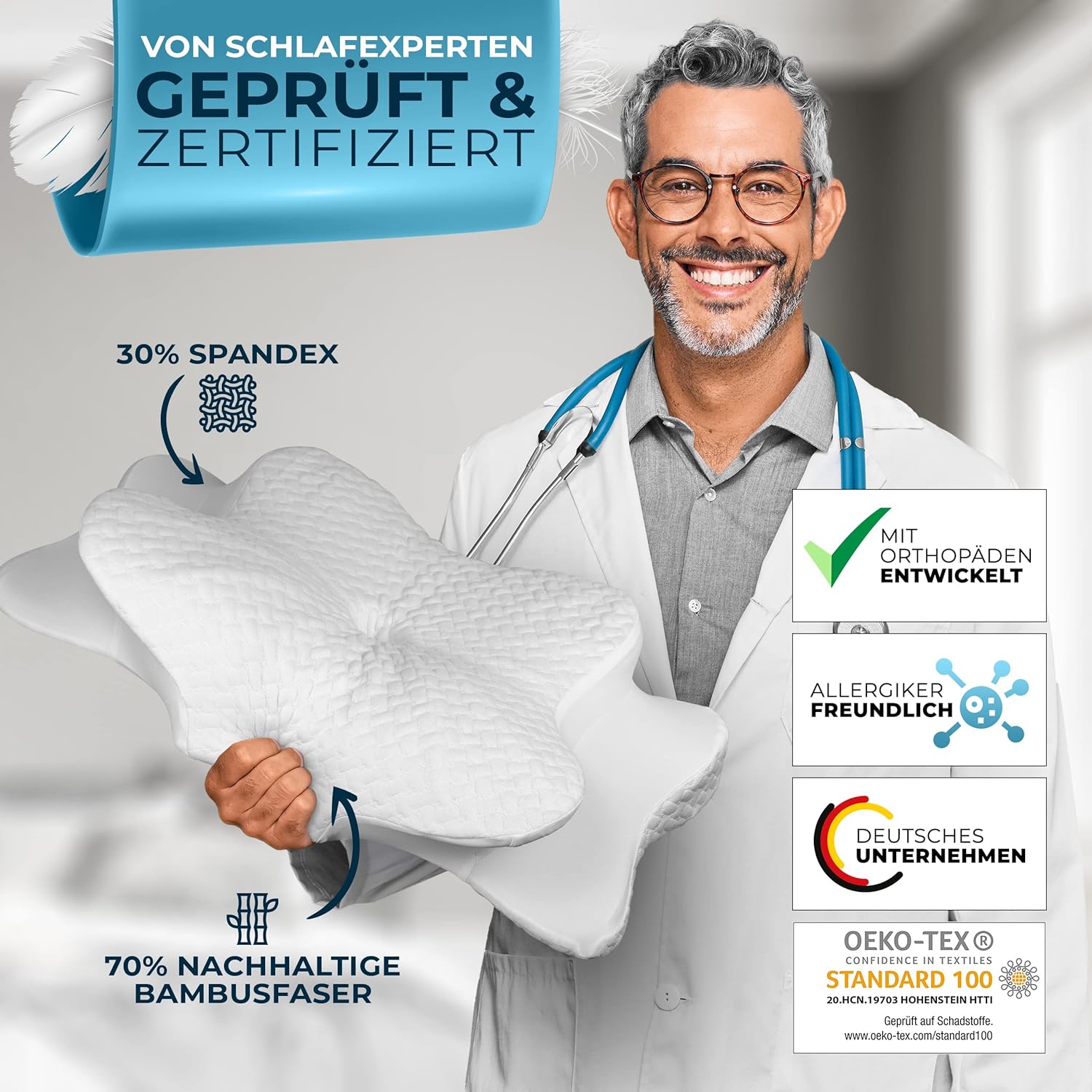 Glückstoff Orthopädisches Kissen