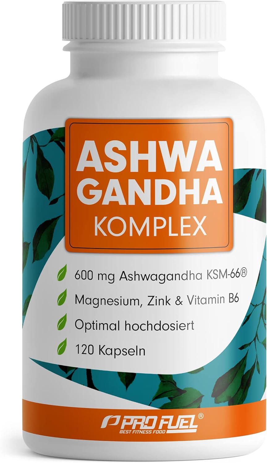 Ashwagandha Kapseln hochdosiert 120x - 600 mg